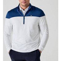 Callaway Legacy LS Logo Block 1/4 Zip Stretch Midlayer blau Callaway Legacy LS Logo Block 1/4 Zip Stretch Midlayer blau von Callaway Legacy