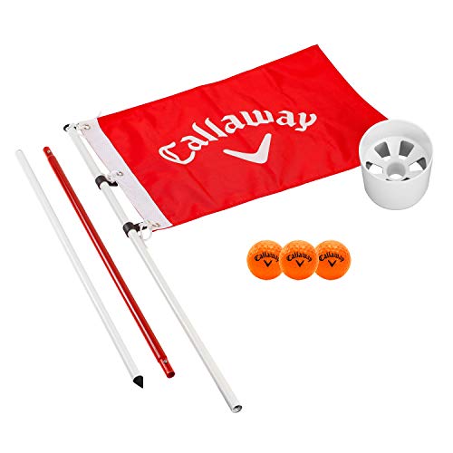 Anstecknadel (Flaggenmast und Becher-Set), Rot von Callaway