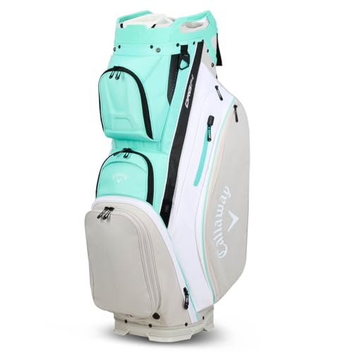 Callaway Golf ORG 14 Cartbag 2024, Aqua/Weiß/Silber Callaway Golf ORG 14 Cartbag 2024, Aqua/Weiß/Silber von Callaway