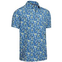 Callaway ALL OVER TROPICAL PRINT Halbarm Polo blau Callaway ALL OVER TROPICAL PRINT Halbarm Polo blau von Callaway