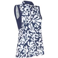 Callaway Abstract Floral ohne Arm Polo navy von Callaway