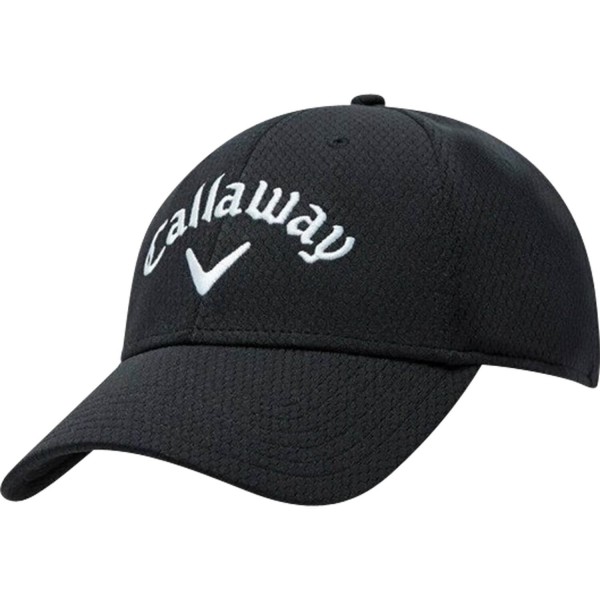 Callaway Cap Perf Side Crest schwarz von Callaway