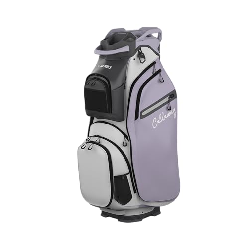 Callaway Cargo Golftasche, Weiß/Orchidee von Callaway