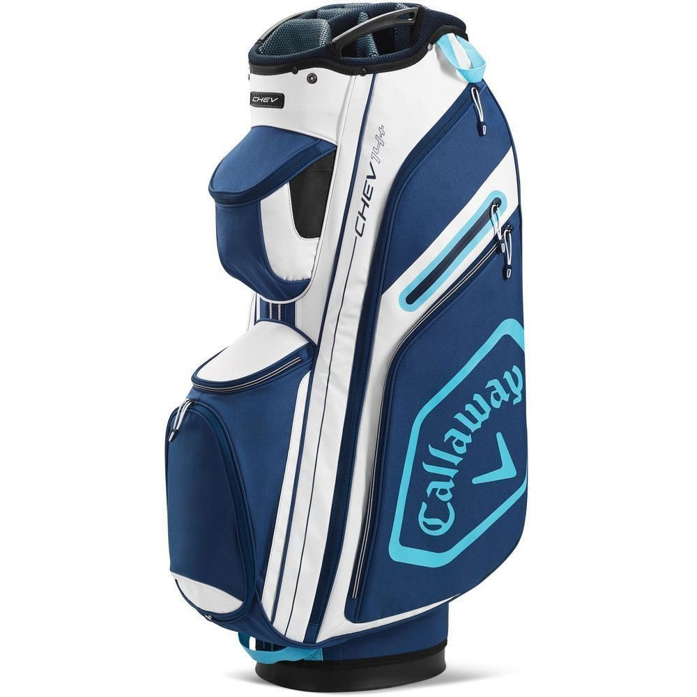 'Callaway Chev 14+ Cartbag weiss/blau' von Callaway