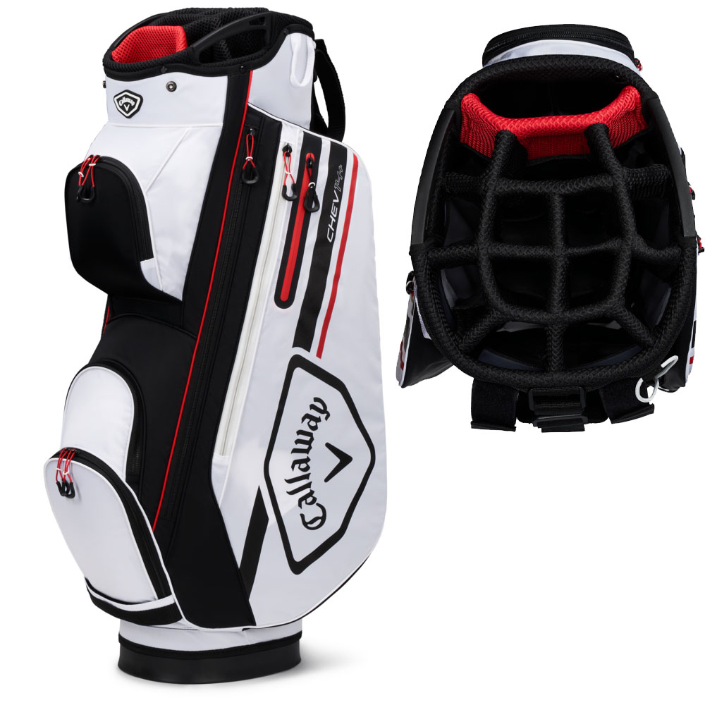 'Callaway Chev 14+ Cartbag weiss/schwarz/rot' 'Callaway Chev 14+ Cartbag weiss/schwarz/rot' von Callaway