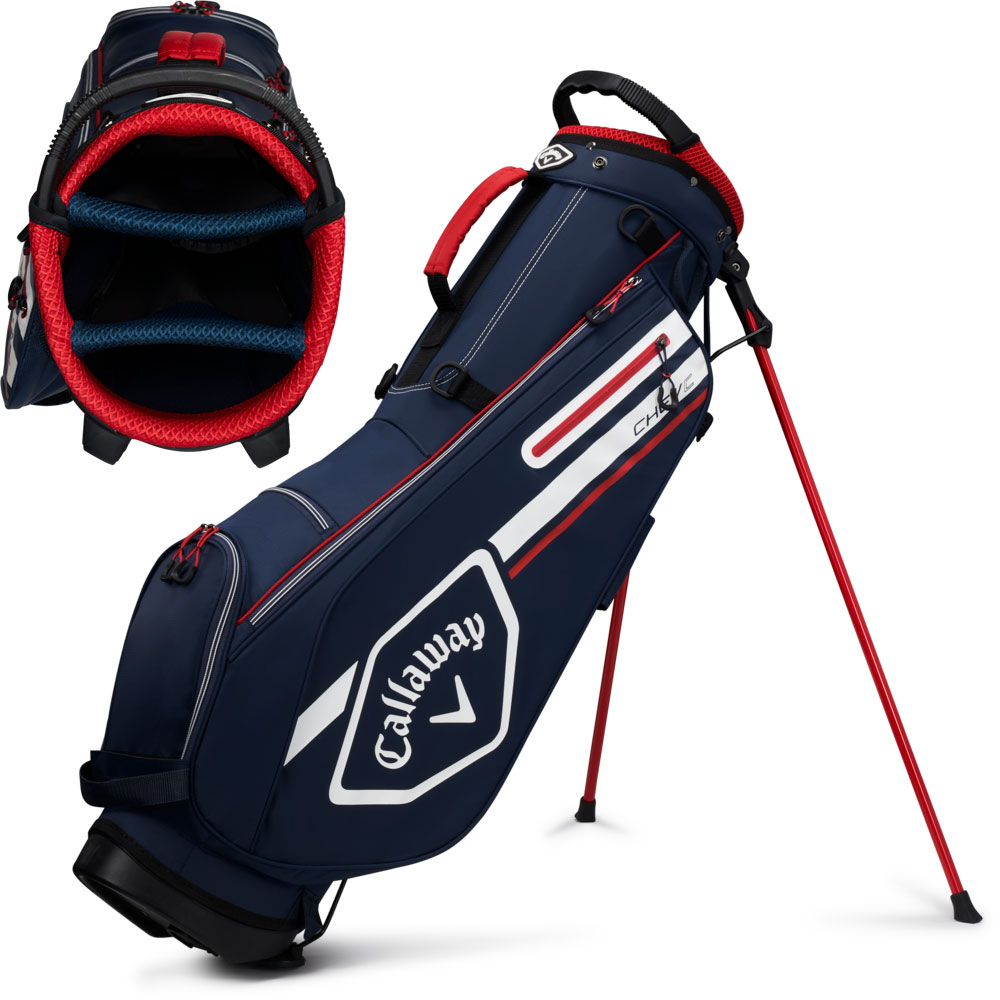 'Callaway Chev C Standbag navy/rot' von Callaway