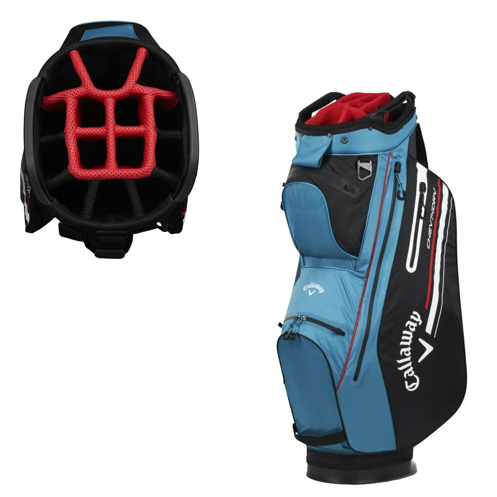 'Callaway Chev Dry 14 Cartbag blau/schwarz/rot' 'Callaway Chev Dry 14 Cartbag blau/schwarz/rot' von Callaway