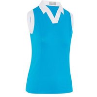 Callaway Colour Block ohne Arm Polo blau von Callaway