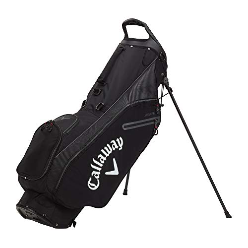 Callaway Golf 2021 Hyperlite Zero Standtasche, Schwarz/Weiß/Anthrazit(Charcoal) von Callaway