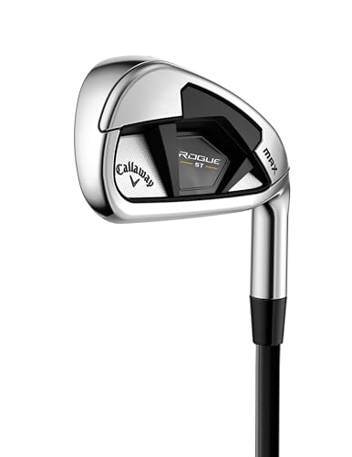 Callaway Golf 2024 Rogue ST Max Einzeleisen (rechts, Stahl, Regular, Sandkeil) von Callaway