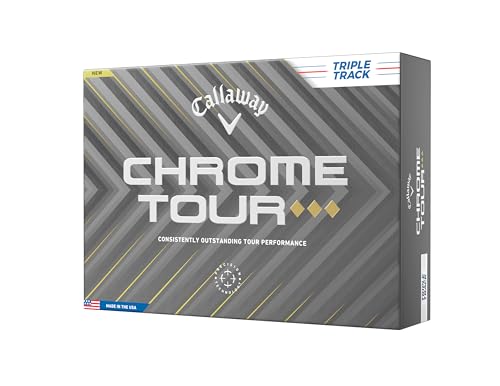 Callaway Golf Chrome Tour Triple Diamond Golfball, Triple Track Weiß Callaway Golf Chrome Tour Triple Diamond Golfball, Triple Track Weiß von Callaway