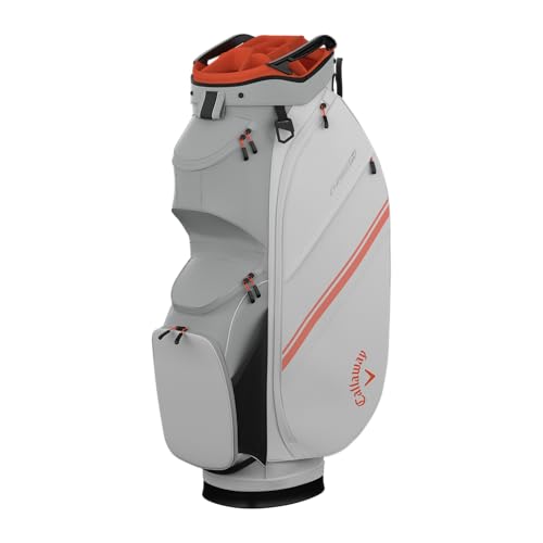 Callaway Golf Chase Tasche für 14 Wagen, 2025, Weiß/Silber/Orange Callaway Golf Chase Tasche für 14 Wagen, 2025, Weiß/Silber/Orange von Callaway