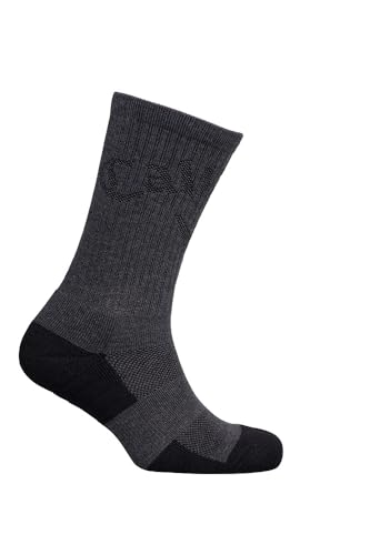 Callaway Golf Crew-Turniersocken für Herren, Holzkohle / Schwarz, S/M von Callaway