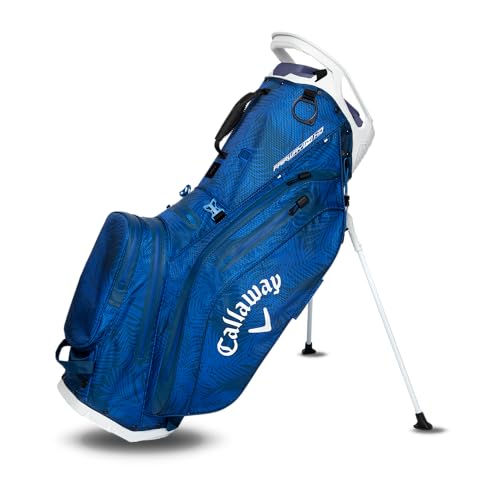 Callaway Golf Fairway 14 HD wasserdichte Standtasche 2025, Blaue Palmen/Grau Callaway Golf Fairway 14 HD wasserdichte Standtasche 2025, Blaue Palmen/Grau von Callaway