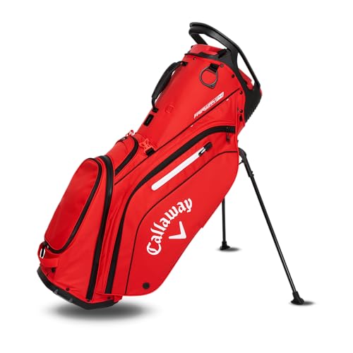 Callaway Golf Fairway 14 Hybrid Cart/Stand Bag, 2025, Rot/Schwarz/Weiß von Callaway