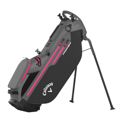 Callaway Golf Fairway C HD wasserdichte Standtasche, 2025, Schwarz/Anthrazit/Pink Callaway Golf Fairway C HD wasserdichte Standtasche, 2025, Schwarz/Anthrazit/Pink von Callaway