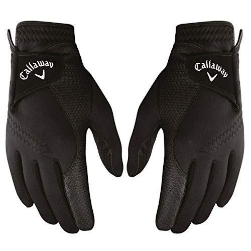 Callaway Golf Herren Thermal Grip Handschuh , 1 Paar, Schwarz, X-Large von Callaway