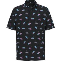 Callaway Golf Novelty Print Halbarm Polo anthrazit von Callaway