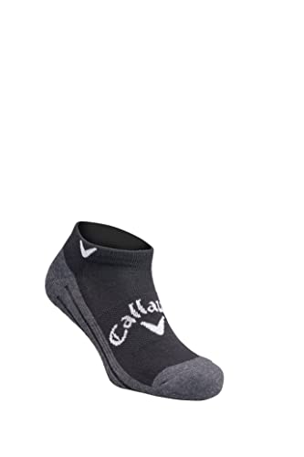 Callaway Herren 2022 Tour Optidri Low Socken, Holzkohle / Schwarz, Einheitsgröße EU von Callaway