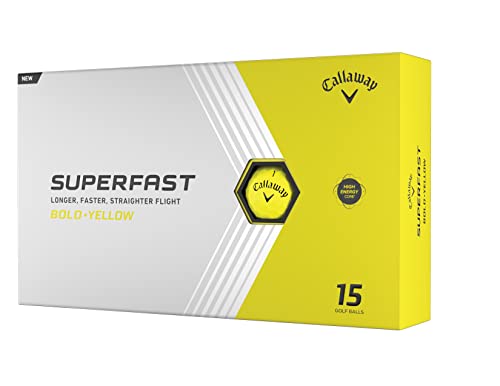 Callaway Golf Superfast Bold Golfball, Gelb Callaway Golf Superfast Bold Golfball, Gelb von Callaway