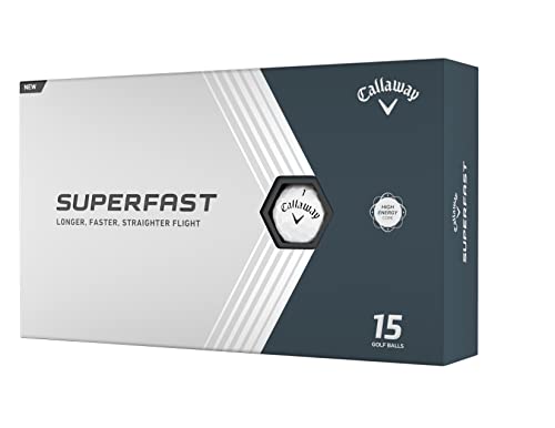 Callaway Golf Superfast Golfbälle, Weiß von Callaway