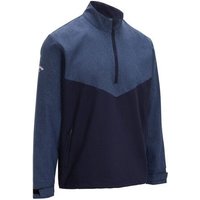 Callaway HEATHERED 1/4 ZIP WINDJACKET Langarm Windshirt navy von Callaway