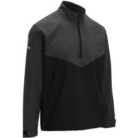 Callaway HEATHERED 1/4 ZIP WINDJACKET Langarm Windshirt schwarz von Callaway