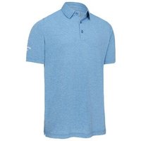 Callaway HEATHERED JACQUARD Halbarm Polo blau von Callaway