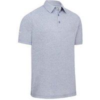 Callaway HEATHERED JACQUARD Halbarm Polo hellgrau von Callaway