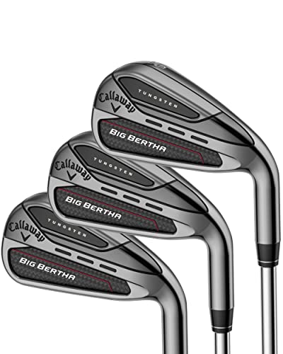 Callaway Herren CG IR Big Bertha 23 Golfschläger-Eisen-Sets, Schwarz und Rot von Callaway