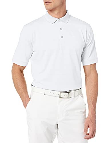 Callaway Herren-Golf-Poloshirt, kurzärmelig, offenes Netzgewebe, Herren, Wei, Large von Callaway