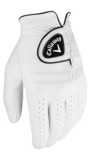 Callaway Authentischer Golf-Tour-Handschuh (auf der linken Hand getragen, Standard, XXL, Weiß 2018) von Callaway