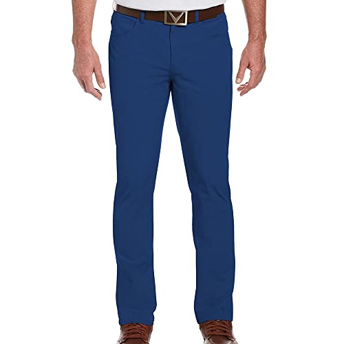 Callaway Herren EverPlay 5-Pocket-Golfhose mit Komfortbund, bügelfreies Stretchgewebe, feuchtigkeitsableitend, nach unten konisch verjüngt (Hose), Deep Navy Htr, 40W / 34L Callaway Herren EverPlay 5-Pocket-Golfhose mit Komfortbund, bügelfreies Stretchgewebe, feuchtigkeitsableitend, nach unten konisch verjüngt (Hose), Deep Navy Htr, 40W / 34L von Callaway