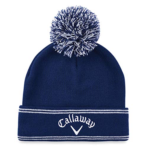 Callaway Herren Pom Pom Beanie, Navy/Silver, Einheitsgröße EU von Callaway