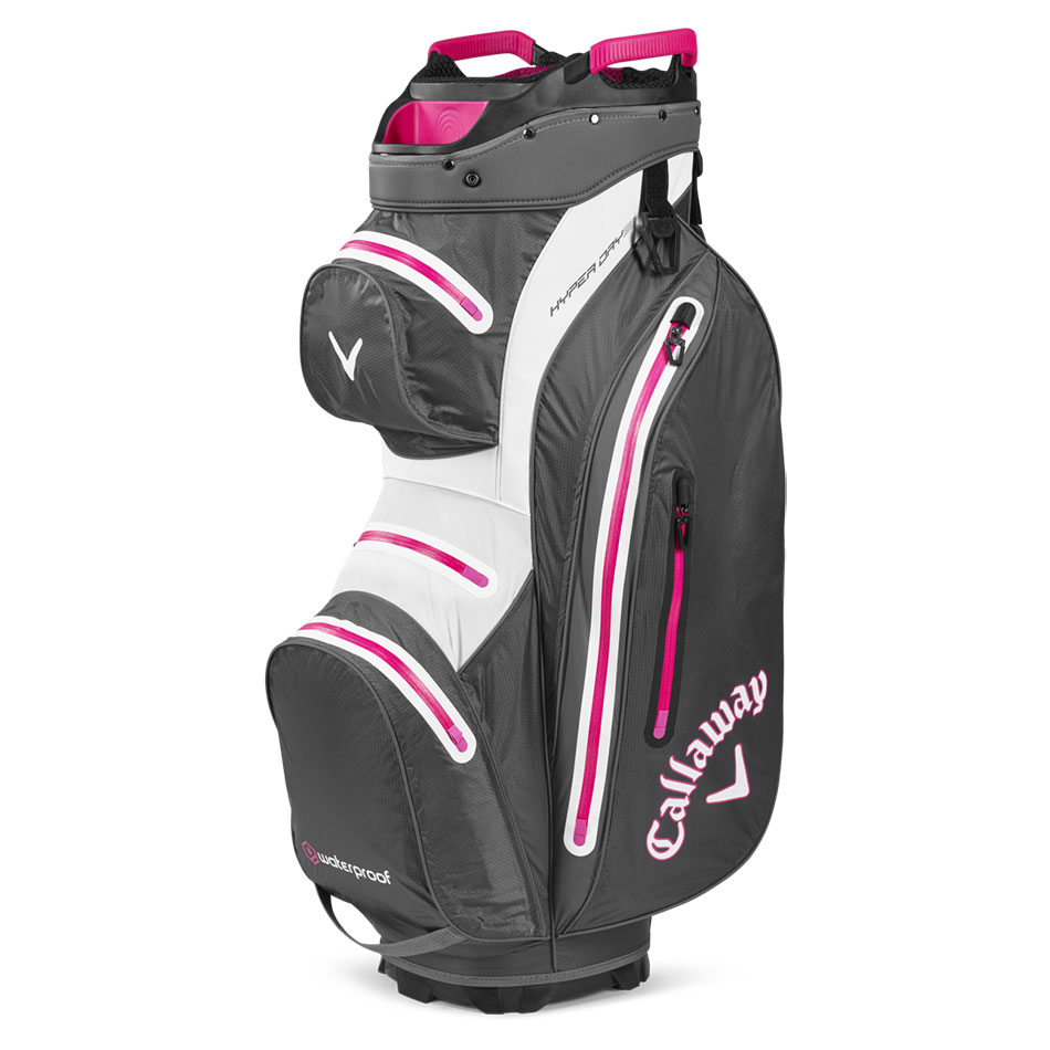 'Callaway Hyper Dry wasserdichtes Cartbag grau/weiss/pink' 'Callaway Hyper Dry wasserdichtes Cartbag grau/weiss/pink' von Callaway