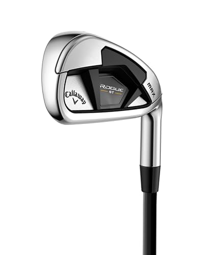 Callaway IR RH Rogue ST MAX 24 9 ST REG Golf-Eisen, Rechts, Silber, Regulär, Golfclub für Erwachsene Männer, Golfer mit Eisen Callaway IR RH Rogue ST MAX 24 9 ST REG Golf-Eisen, Rechts, Silber, Regulär, Golfclub für Erwachsene Männer, Golfer mit Eisen von Callaway