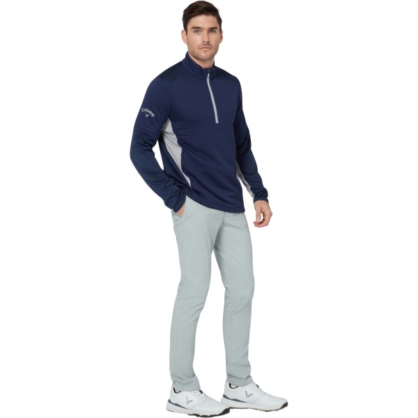 Callaway Layer Textured 14 Zip navy von Callaway