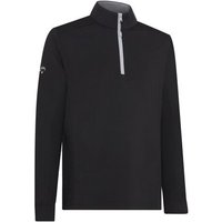 Callaway Mixed Media Pullover Stretch Midlayer schwarz von Callaway