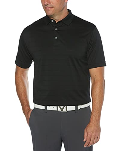 Callaway Opti-Dri Golf-Poloshirt für Herren, kurzärmelig, Schwarz, L Callaway Opti-Dri Golf-Poloshirt für Herren, kurzärmelig, Schwarz, L von Callaway