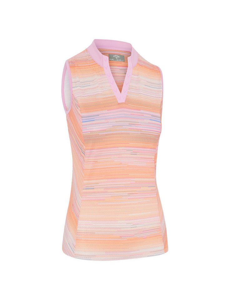 Callaway Poloshirt Callaway Golf Polo Striped Sleeveless Papaya Damen S Callaway Poloshirt Callaway Golf Polo Striped Sleeveless Papaya Damen S von Callaway