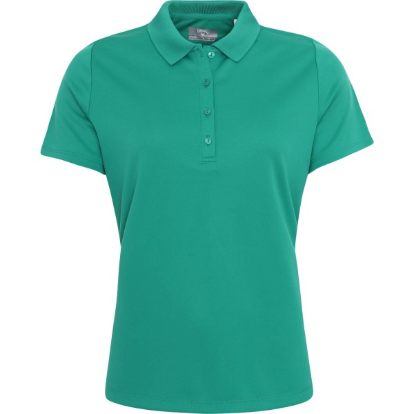 Callaway Poloshirt Swing Tech Solid kurzarm grün von Callaway