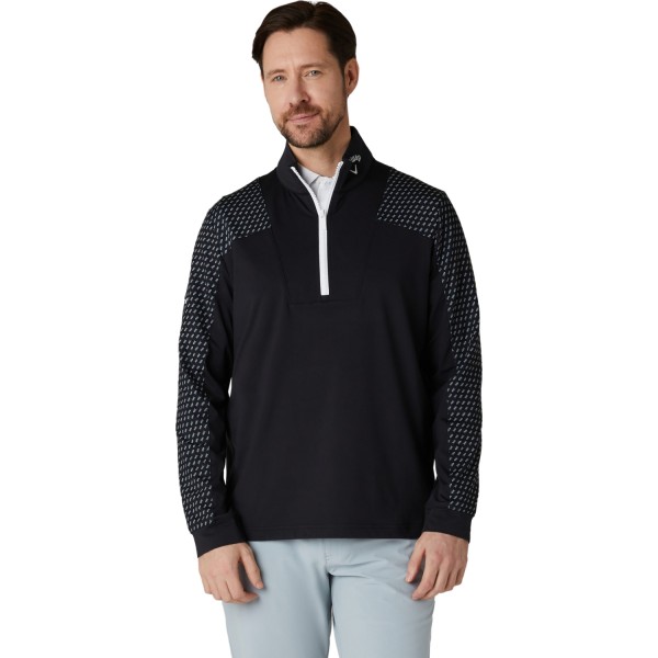 Callaway Pullover Odyssey Chev Motion Print 14 Zip schwarz von Callaway