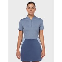 Callaway SHORT SLEEVE TONAL TEXTURE HEATHER POLO blau Callaway SHORT SLEEVE TONAL TEXTURE HEATHER POLO blau von Callaway