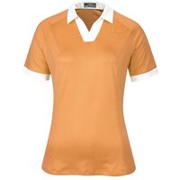 Callaway SHORT SLEEVE V-PLACKET COLORBLOCK Halbarm Polo orange Callaway SHORT SLEEVE V-PLACKET COLORBLOCK Halbarm Polo orange von Callaway