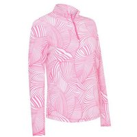 Callaway Stencil Floral Sun Protection Top Stretch Unterzieher pink von Callaway