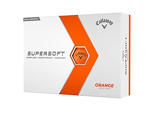 Callaway Golf Supersoft Golfball 2023, One Dozen, Orange Callaway Golf Supersoft Golfball 2023, One Dozen, Orange von Callaway