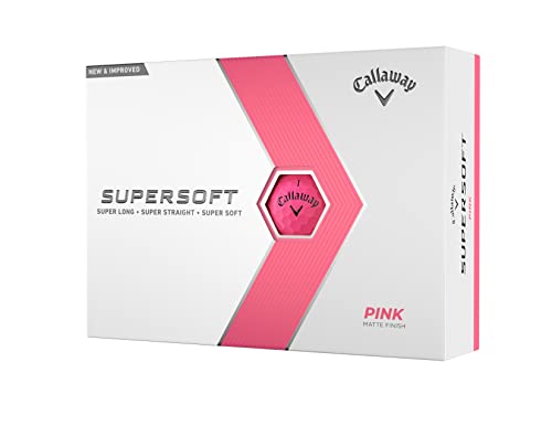 Callaway Supersoft Golfbälle, 12B, Pink Callaway Supersoft Golfbälle, 12B, Pink von Callaway
