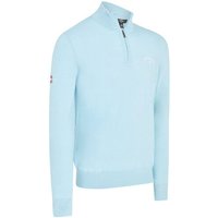 Callaway UK 1/4 ZIP MOCK Troyer Strick türkis Callaway UK 1/4 ZIP MOCK Troyer Strick türkis von Callaway