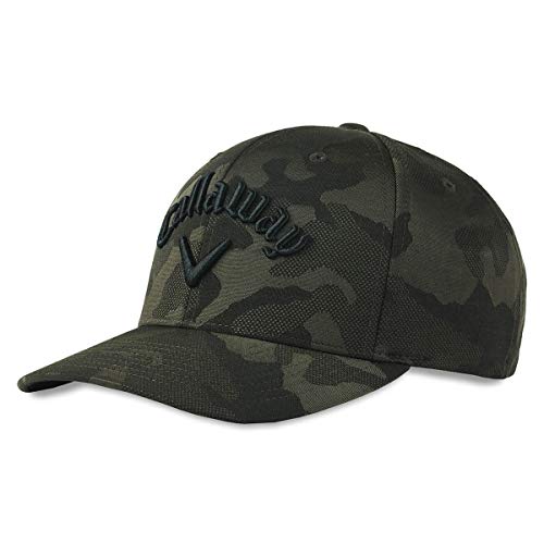 Callaway Unisex Camo Flexfit Snapback Cap, Grün, Einheitsgröße EU von Callaway