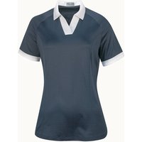 Callaway V-Neck Colorblock Halbarm Polo dunkelgrau von Callaway